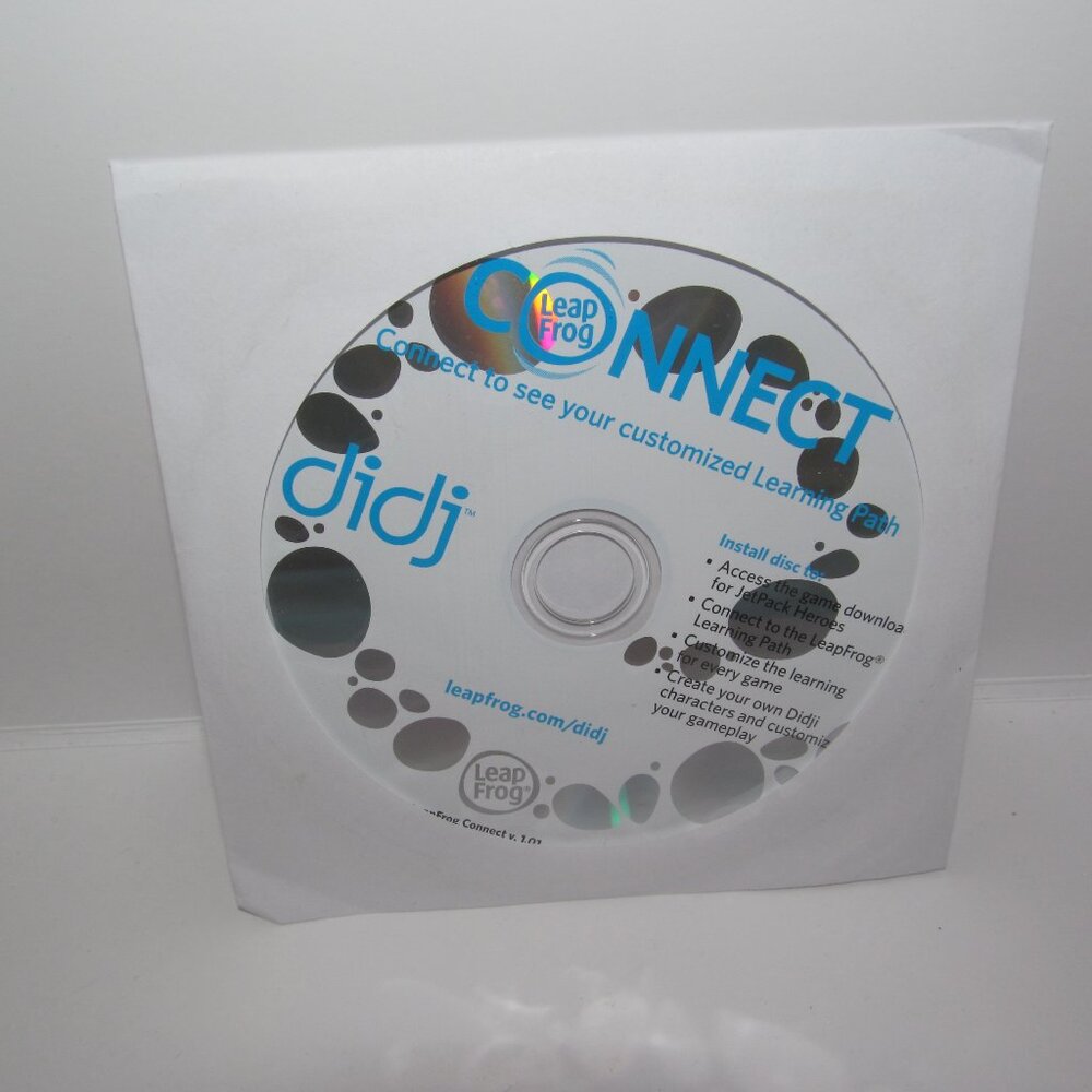 LeapFrog Connect for Didj Installation Software CD Disc Disk Educational Games
